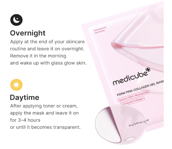MEDICUBE Pink PDRN Gel Mask 4ea