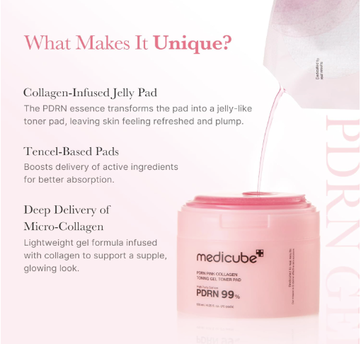 MEDICUBE Pdrn Jelly Gel Pads 70 Pads